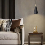 suspension industrielle noire vintage 2