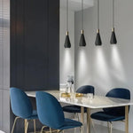 suspension industrielle noire vintage 3