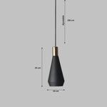 suspension industrielle noire vintage 7