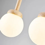 suspension scandinave bois vintage 2